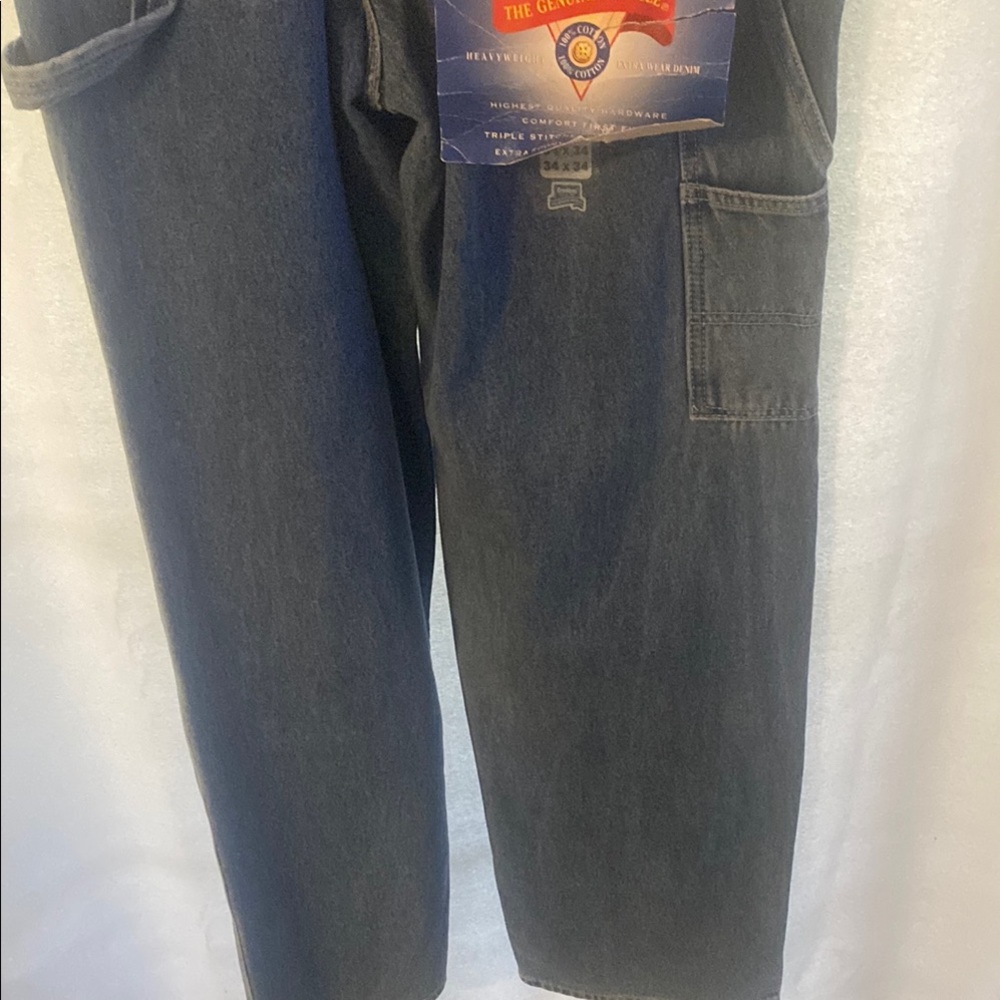 Vintage OshKosh Men's Blue Denim bib  Overalls - Picture 7 of 10
